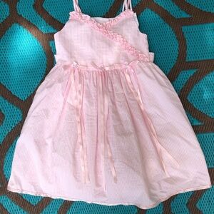 Bonnie Jean 6 Pink Gingham Kids Dress